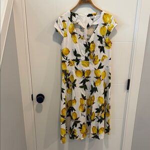 Bboninedress lemon print dress size XL